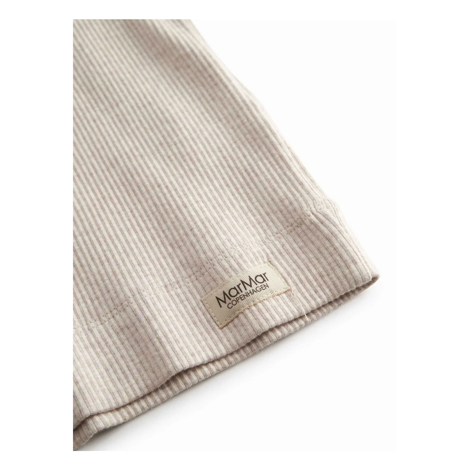 MarMar Copenhagen  Light Beige Mel SS Tee - Image 4